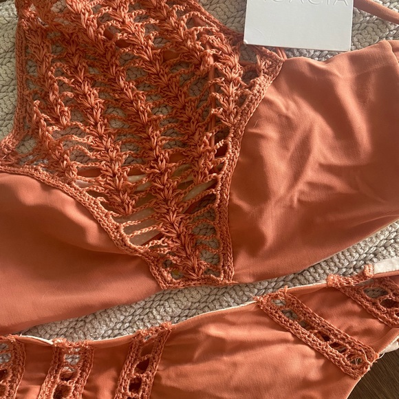 Acacia swim BNWT  Top size Medium bottom/Bottom Sm - Picture 2 of 3